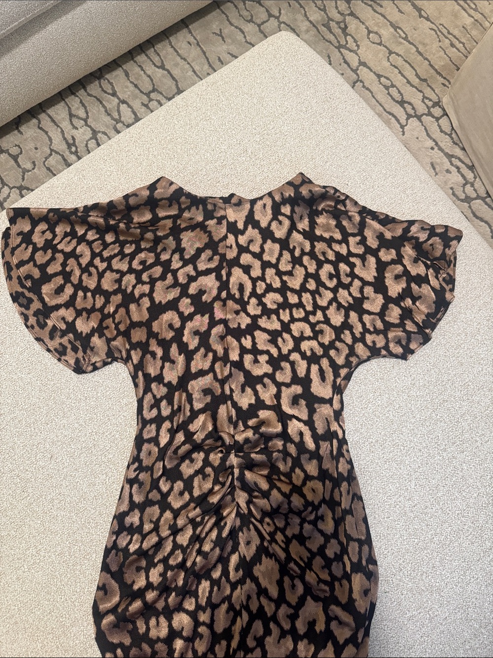Karen Millen Leopard Print Midi Dress - Brown & Black